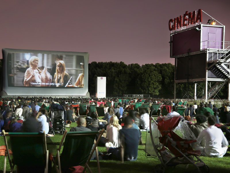 cinéma plein air Villette (Marie Sophie Leturcq)