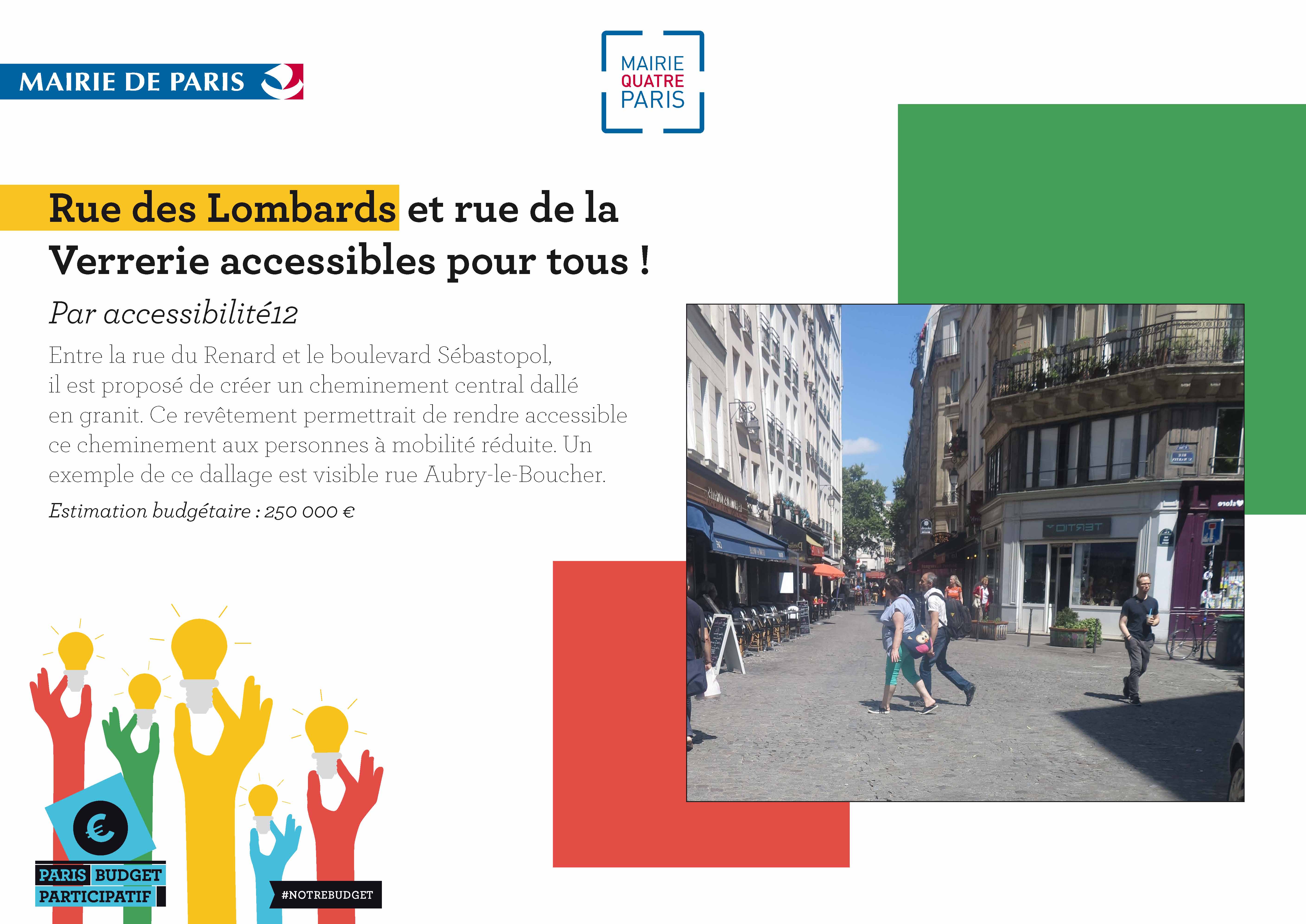 Rue des Lombards et rue de la Verrerie accessibles pour tous!.jpg