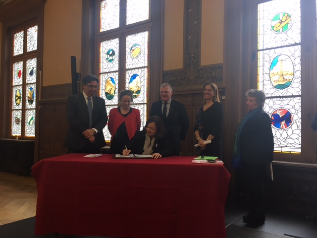 Signature du CSPDA 2016-2020 (Mairie du 12e / Florence Leclerc)