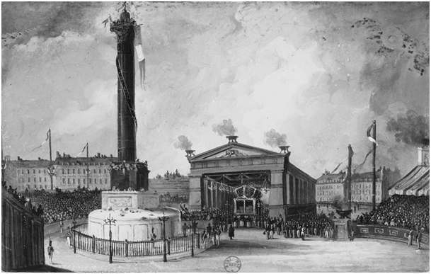 Inauguration de la Place de la Bastille, juillet 1840.png