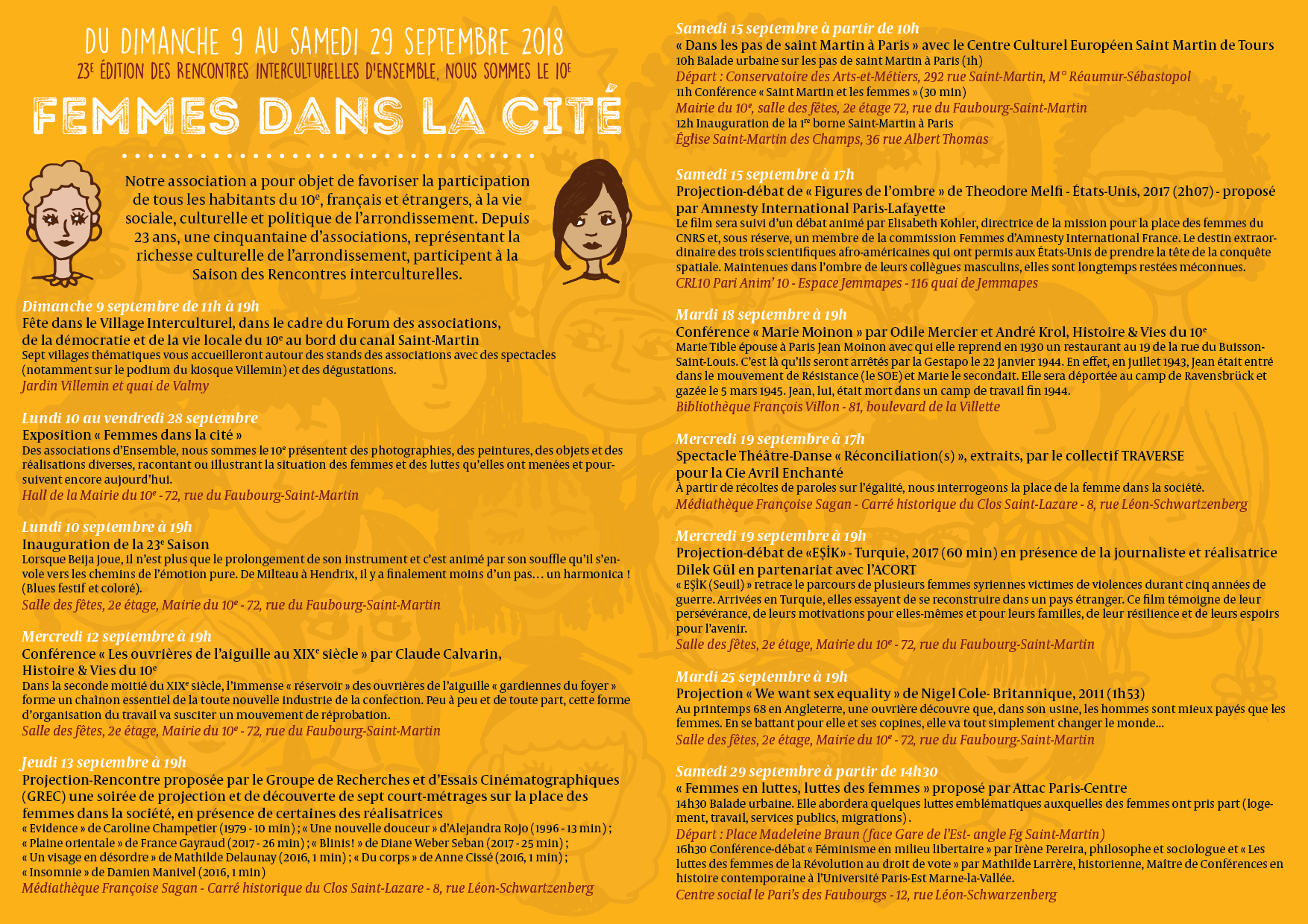 Programme complet