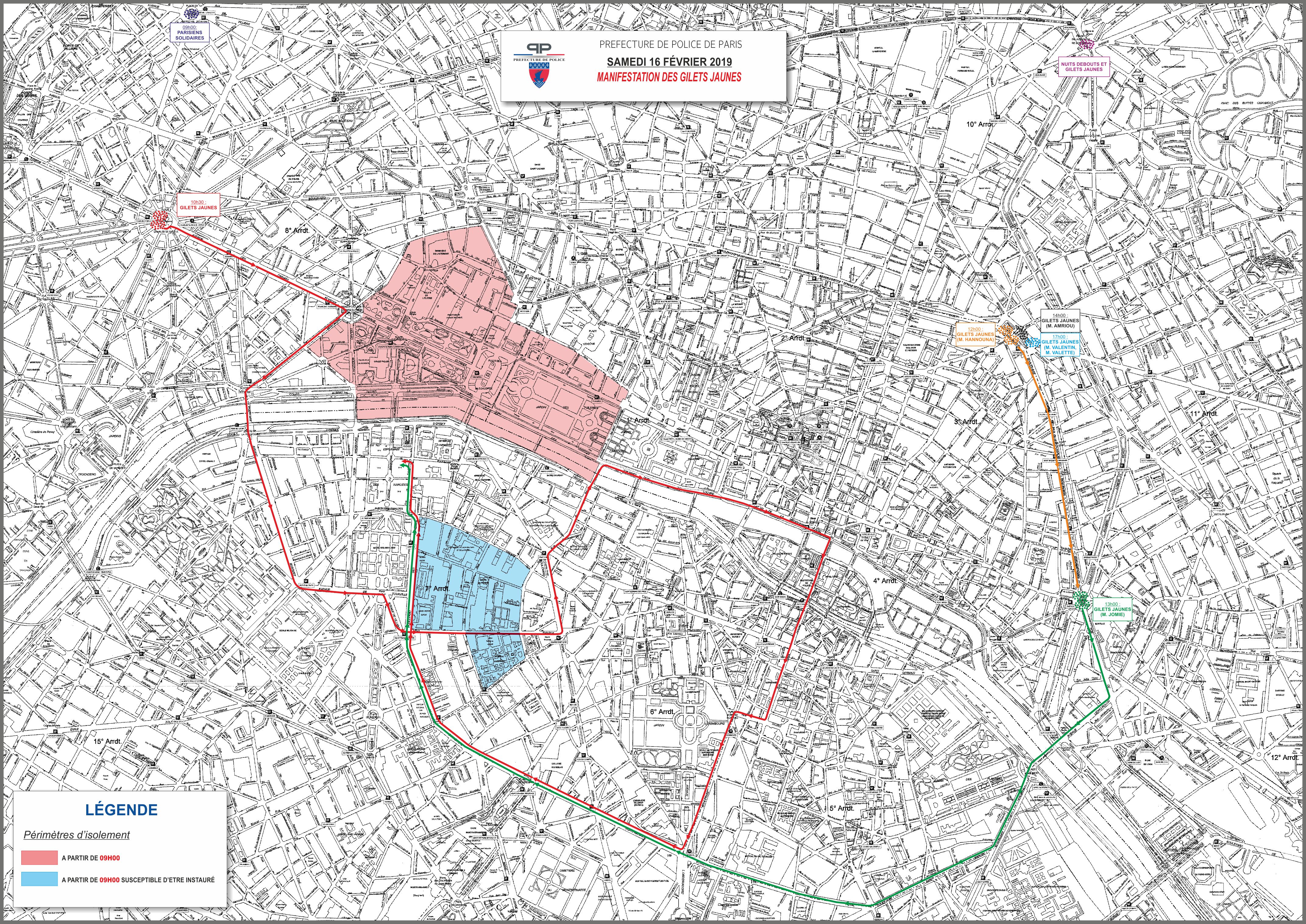 Gilets Jaunes Actualité Des Manifestations Du Samedi 16