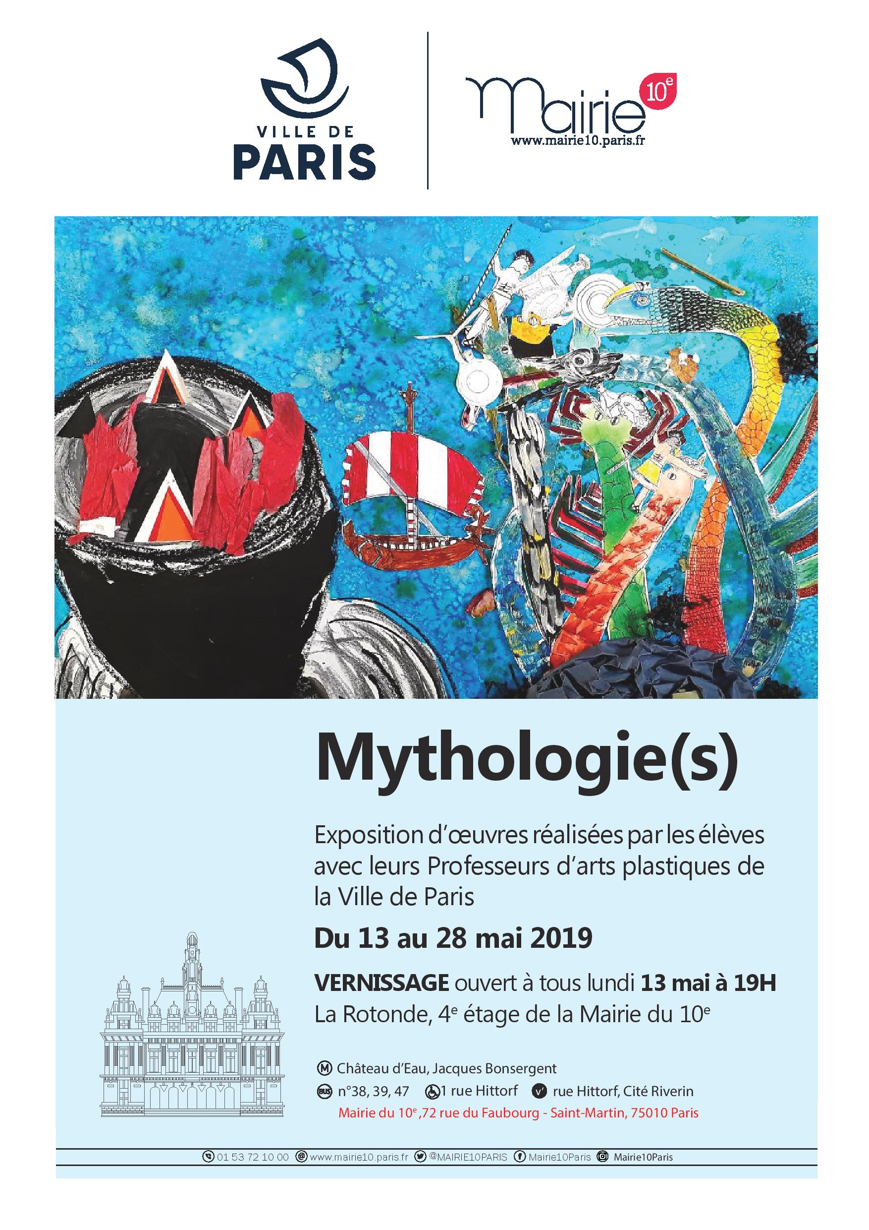 Affiche - Expo Mythologie mai 2019