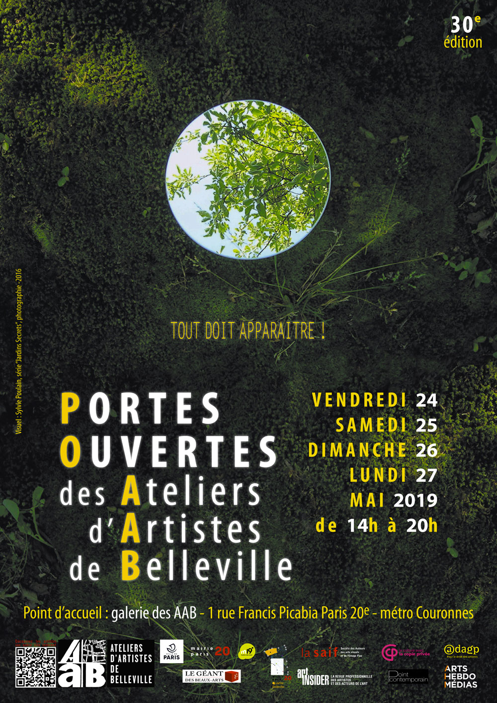 PO atelier artistes belleville 2019