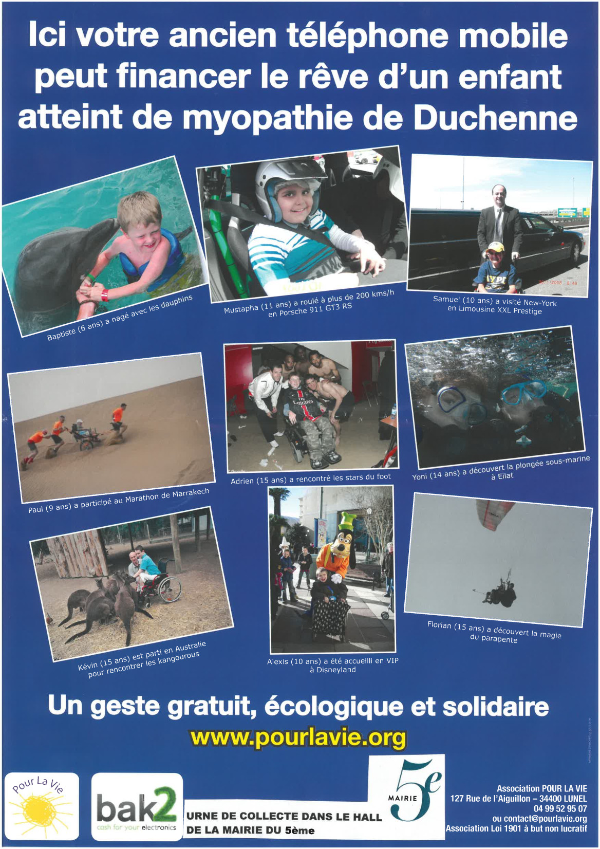 Affiche Collecte téléphonie - Pour la Vie.jpeg (Association Pour la Vie) Affiche Collecte téléphonie - Pour la Vie