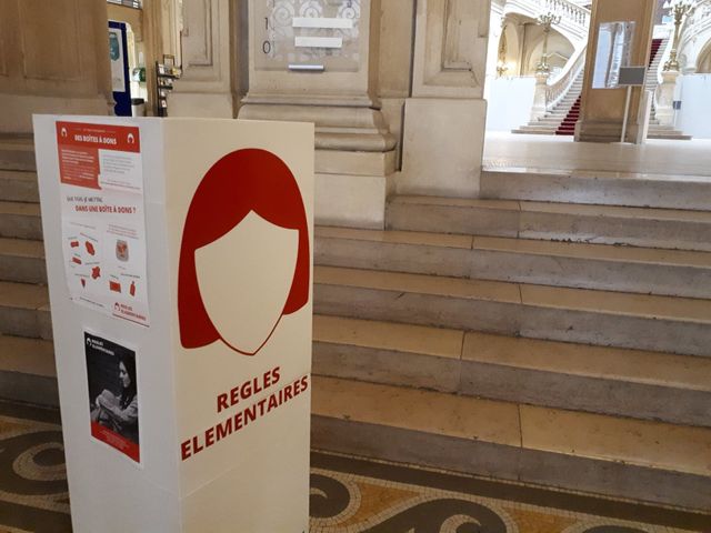 Précarité menstruelle - boîte à dons - règles élémentaires