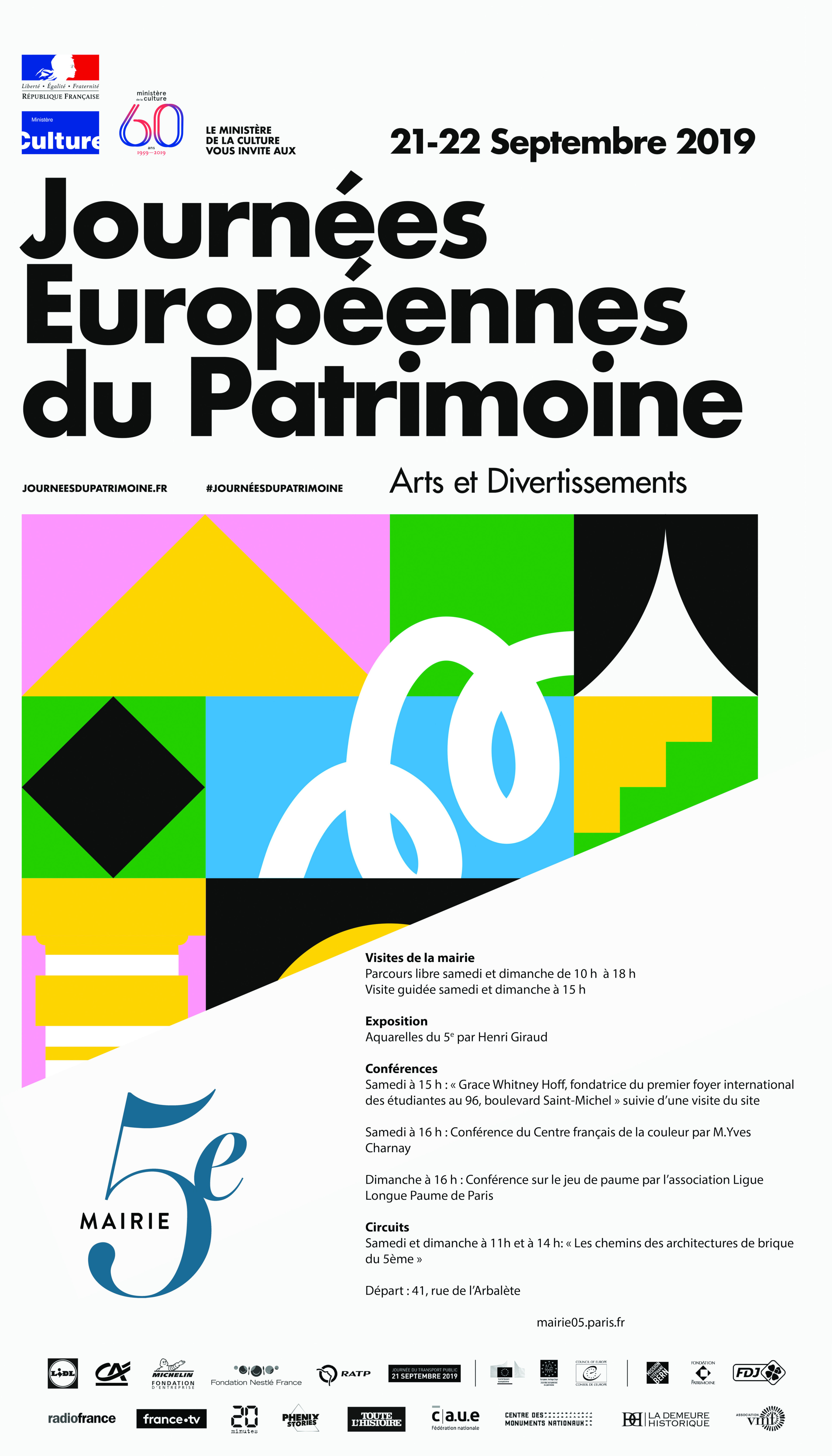 2 - Affiche Journées Européennes du Patrimoine 2019.jpg (Ministère) Affiche Journées Européennes du Patrimoine 2019