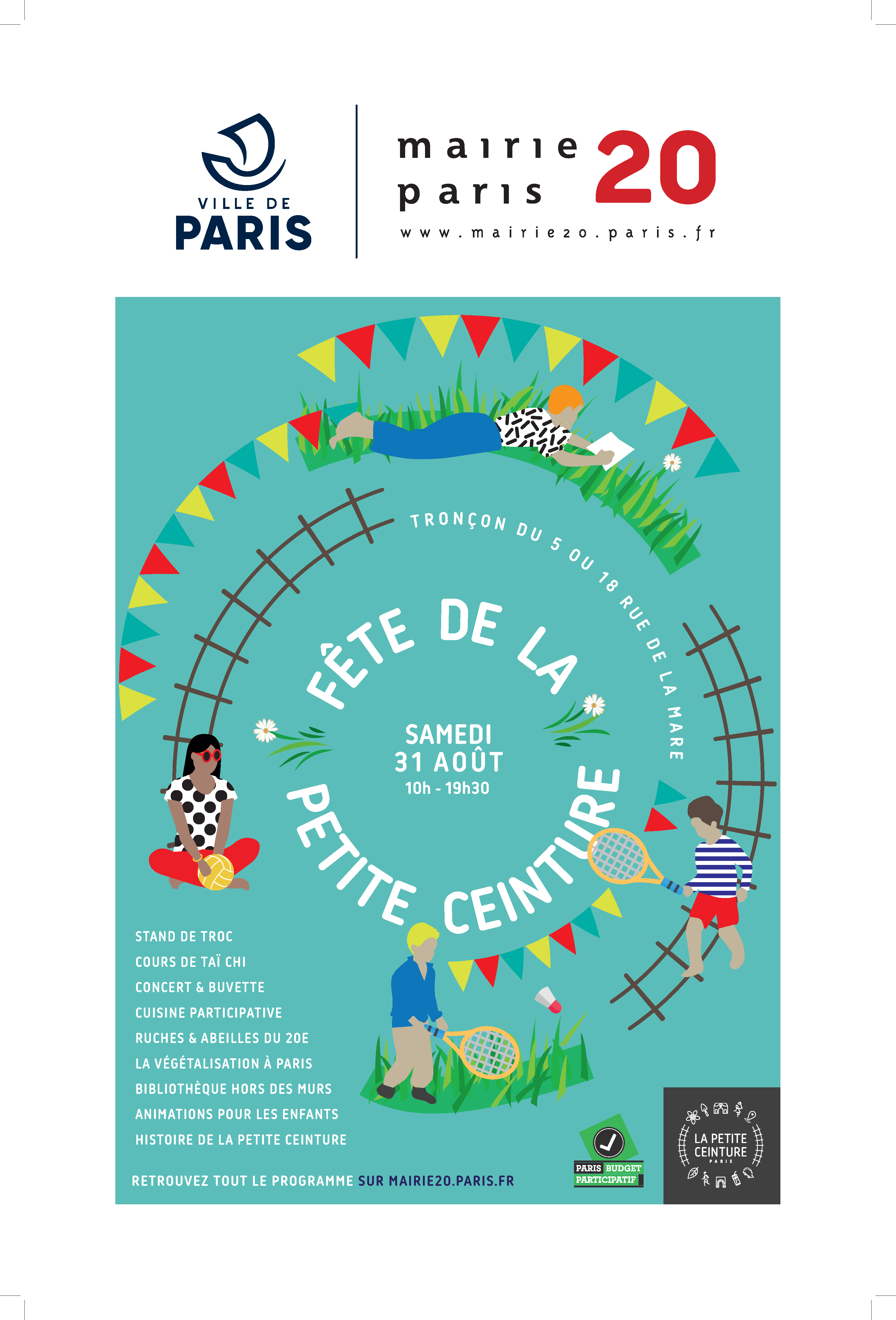 fête petite ceinture paris 20