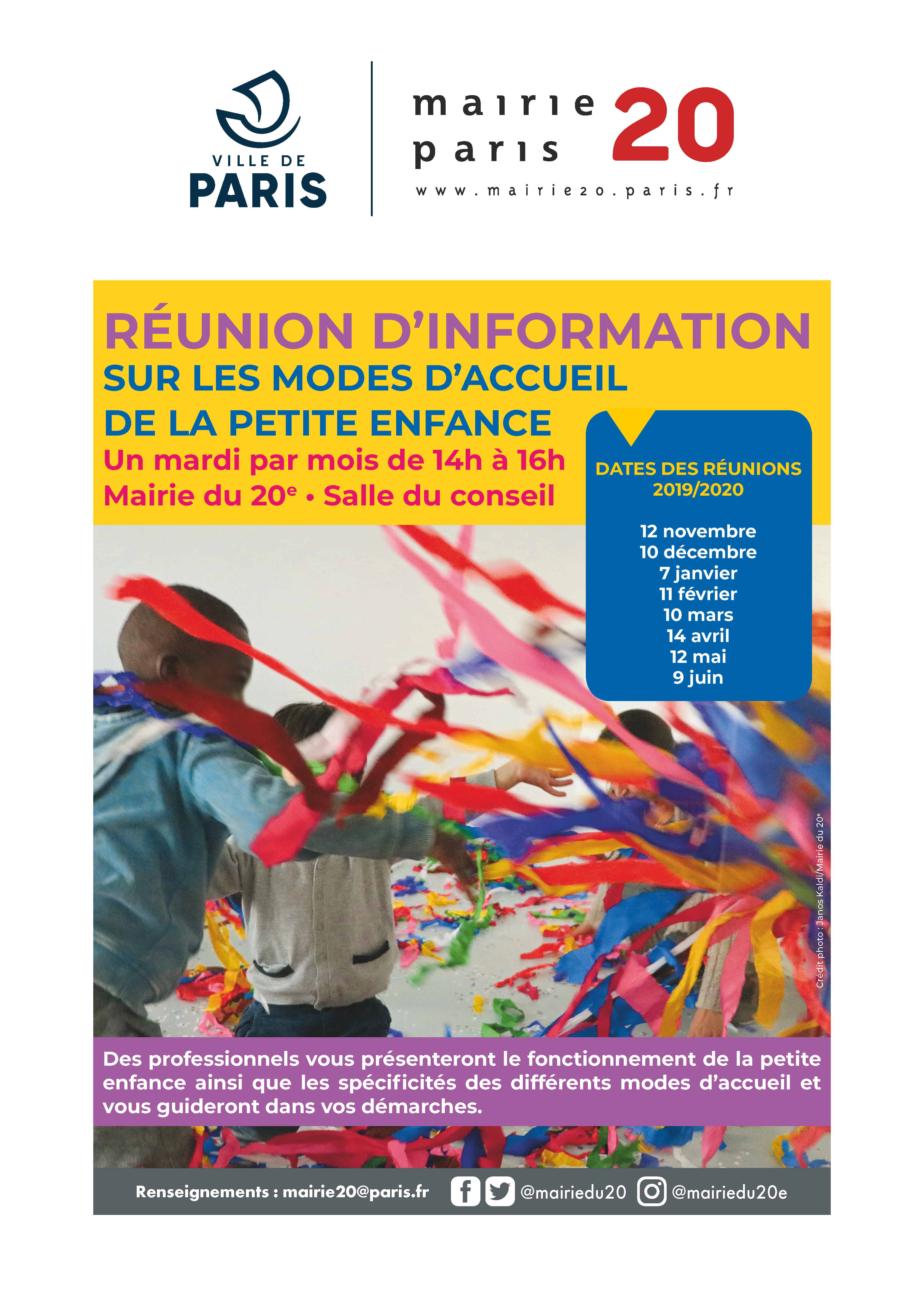 Réunion d'information petite enfance 2019 2020