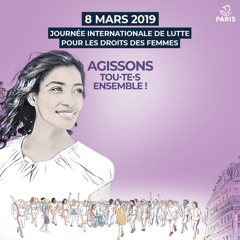 Visuel 8 mars 2019-Ville de Paris