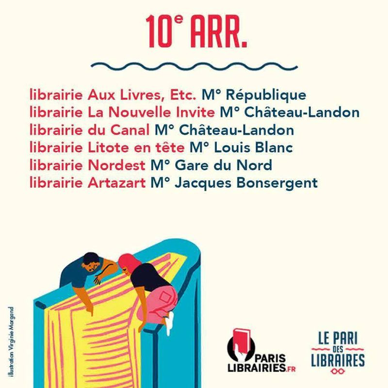 Pari des libraires dans le 10e