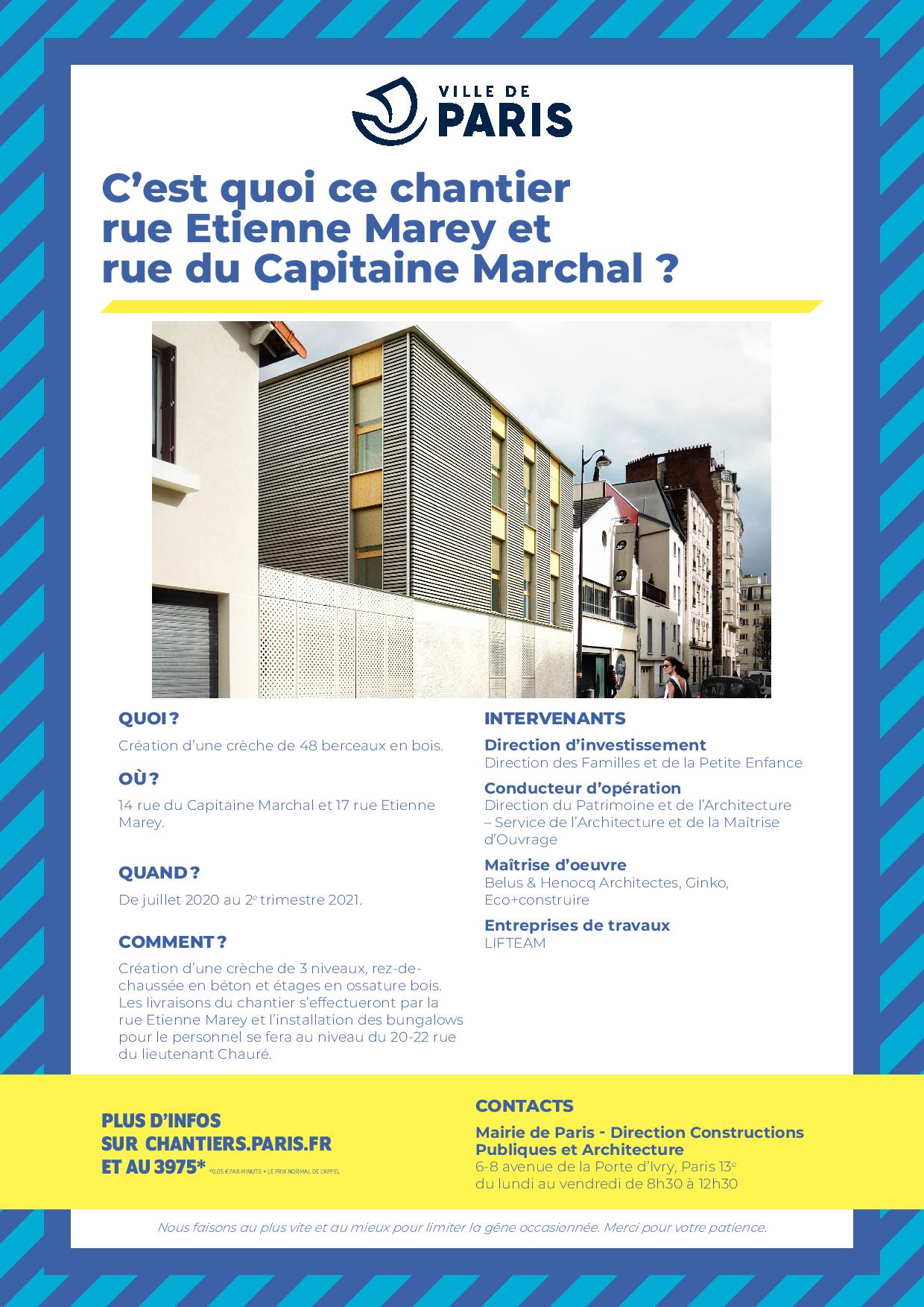 Lettre riverains A4 - Chantiers rue Capitaine Marchal et E-Marey