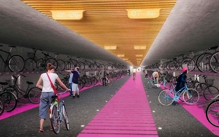 Vélostation près des gares (MDP)