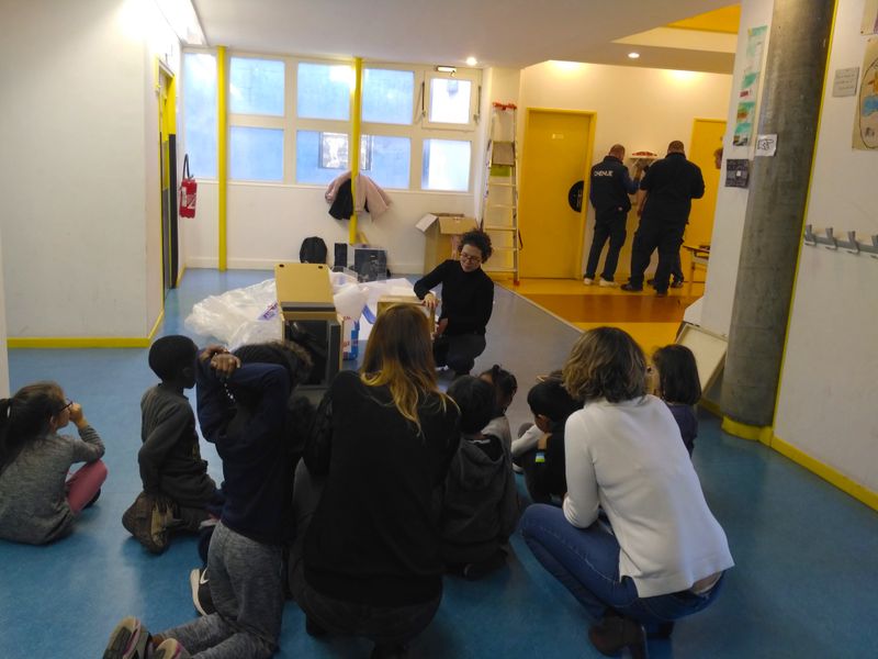 FMAC à l'école 2018-2019 installation école élémentaire Mouraud (Mairie de Paris) FMAC à l'école - école Mouraud