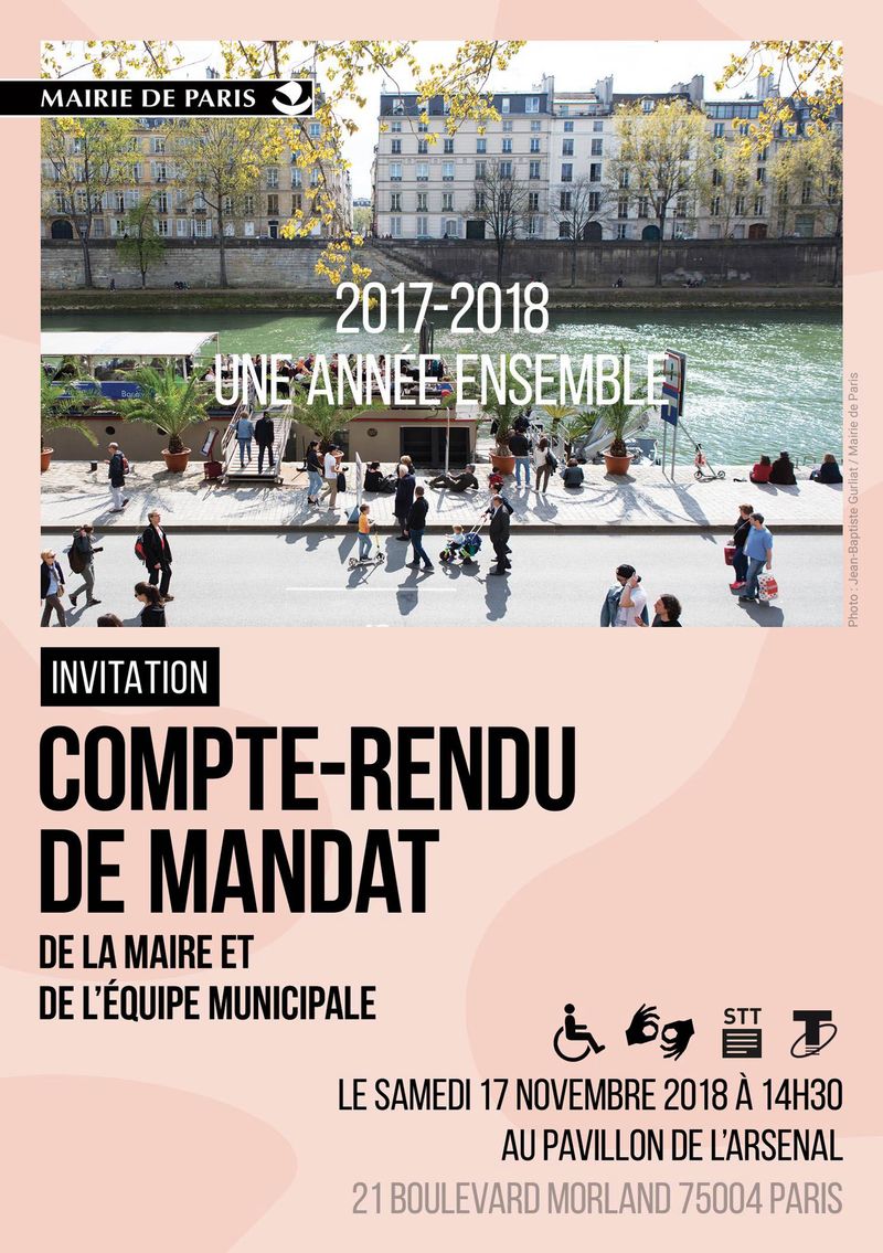 Invitation compte-rendu de mandat Invitation compte-rendu de mandat