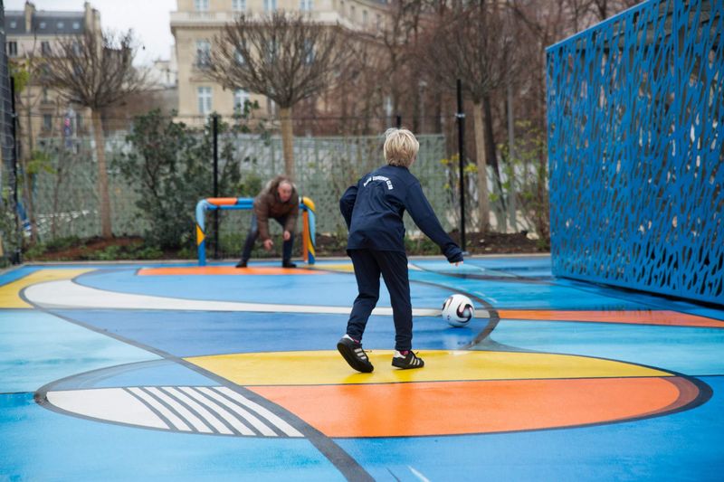 Inauguration du playground des Halles (Joséphine Brueder / Ville de Paris)
