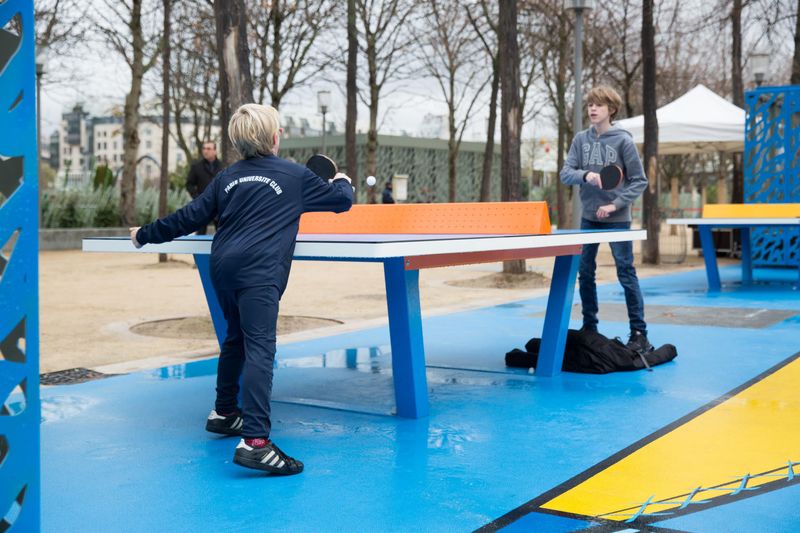 Inauguration du playground des Halles (Joséphine Brueder / Ville de Paris)