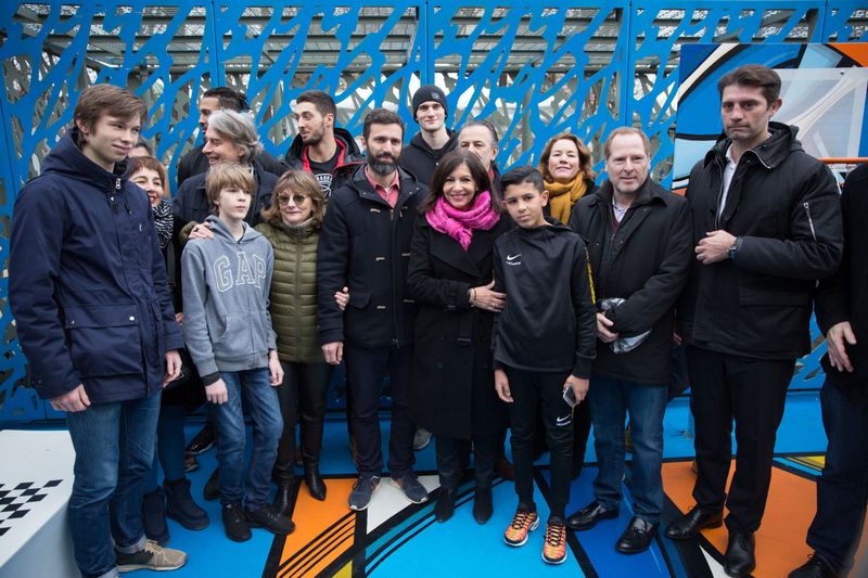 Inauguration du playground des Halles (Joséphine Brueder / Ville de Paris)