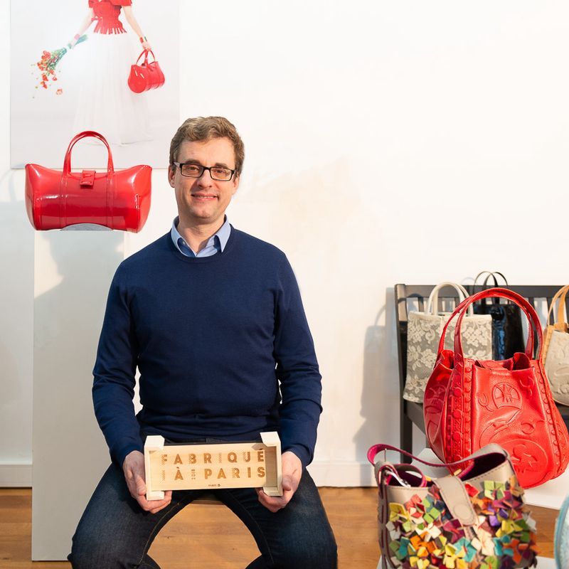 Luc Dognin, lauréat du label Fabriqué à Paris (François Grunberg/Ville de Paris) Luc Dognin, lauréat du label Fabriqué à Paris