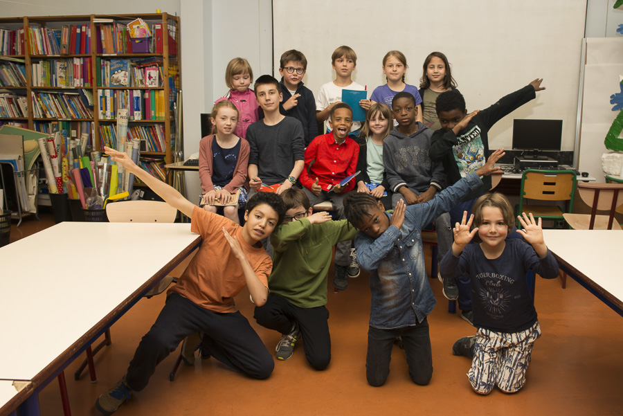 Enfants d'une école d'un quartier populaire (© François Grunberg / Ville de Paris)