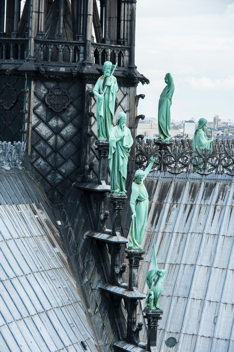 Les apôtres de Notre Dame de Paris (François Grunberg / Ville de Paris)
