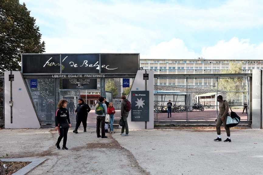 Porte de Clichy – Porte de Saint-Ouen(17e). Cité scolaire internationale Honoré de Balzac. (© Apur - David Boureau) Porte de Clichy – Porte de Saint-Ouen(17e). Cité scolaire internationale Honoré de Balzac.