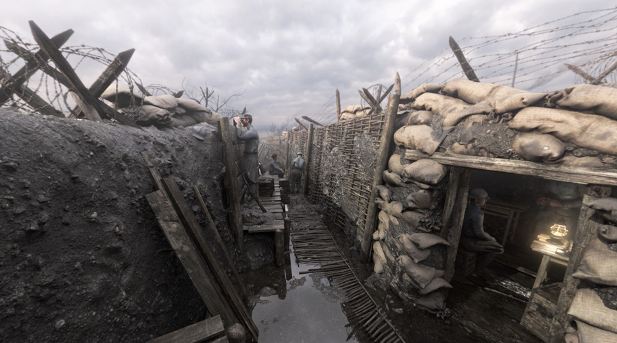 Neuville Saint Vaast 1915 Timescope article (© Timescope)
