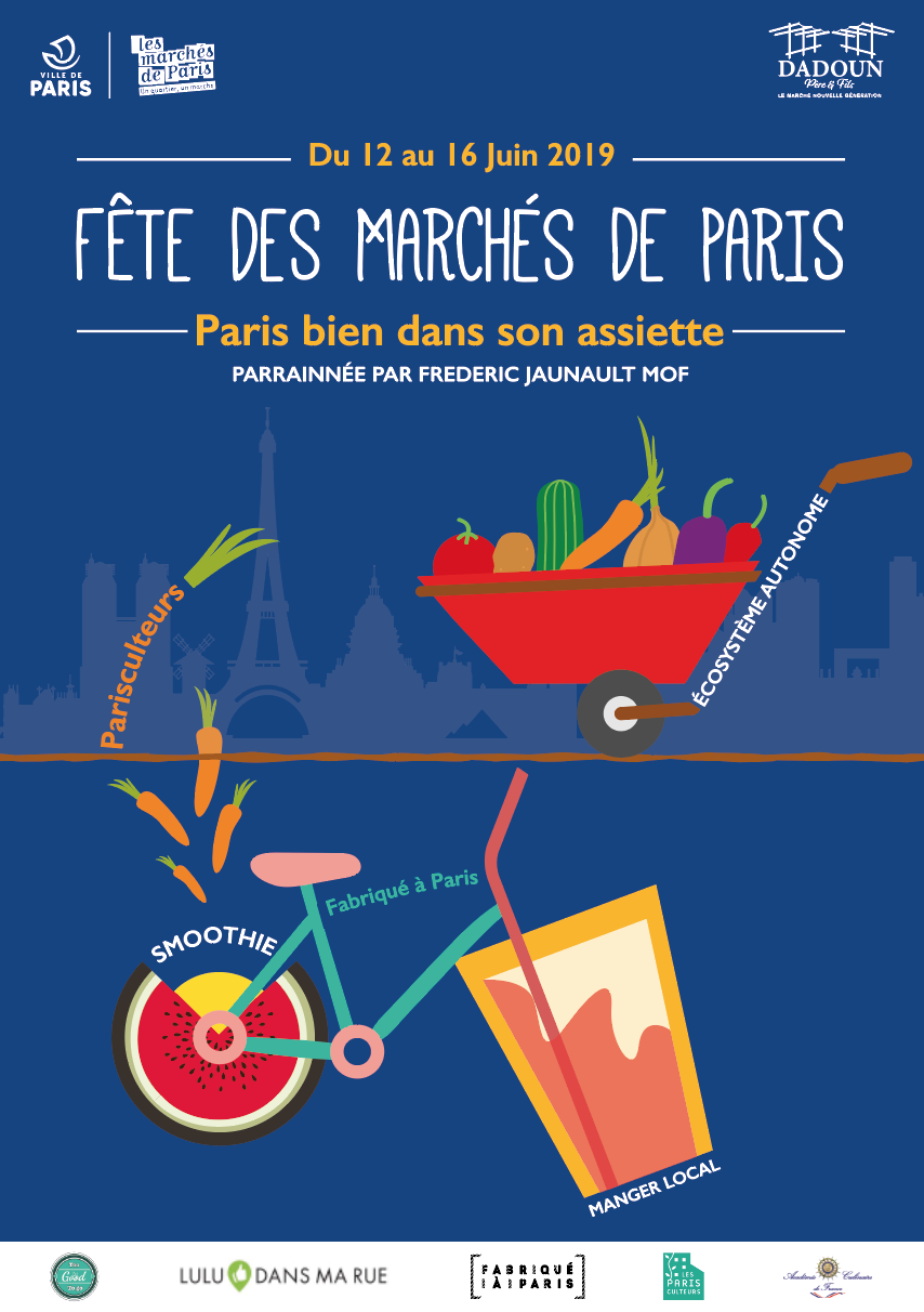 Affiche - Fete des Marches de Paris - 2019
