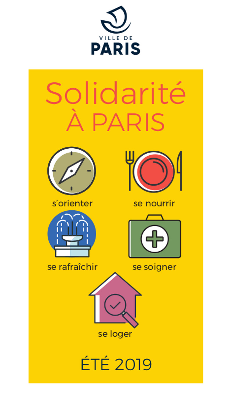 couverture Guide été 2019 (Ville de Paris) couverture Guide été 2019