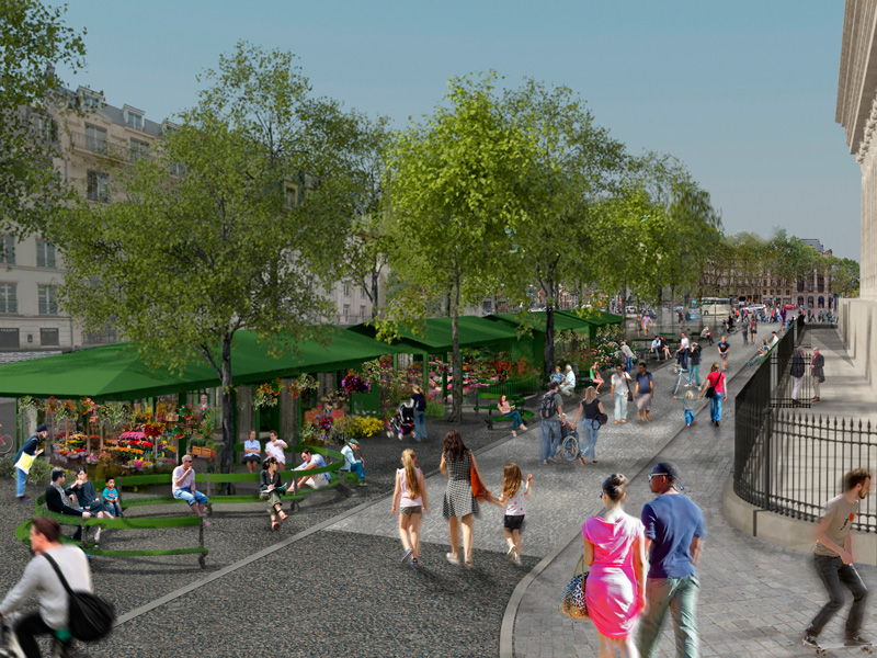 Place de la Madeleine après (Ville de Paris)