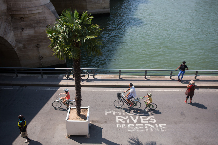 Paris plages Rives de seine (JB Gurliat / Ville de Paris)