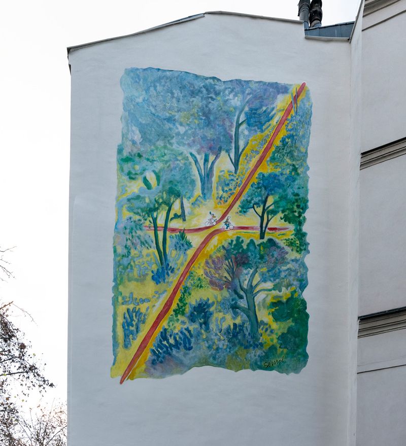 Fresque de Sempé rue Froissart (François Grunberg / Ville de Paris)