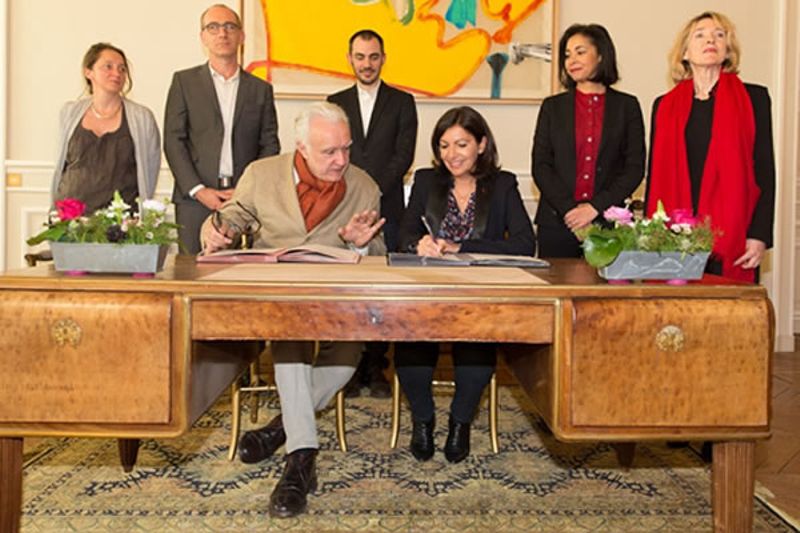 Signature du Pacte Emploi avec la maison Ducasse (Ville de Paris / Sophie Robichon)