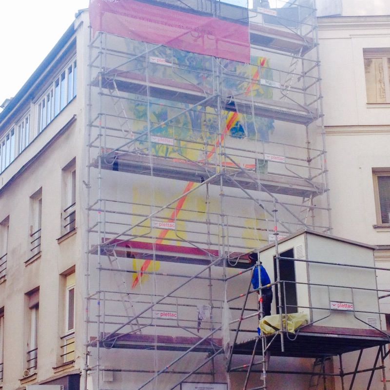 Fresque Sempé rue Froissart (@Jean-Marie Havan)