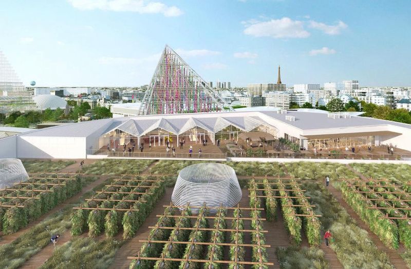La future ferme urbaine de Paris Expo (Valode et Pistre architectes ATL)
