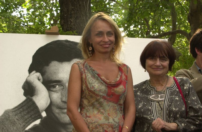 Agnès Varda et sa fille Rosalie en 2004 pour l'inauguration de la Place Jacques demy (Sophie Robichon / Ville de Paris)