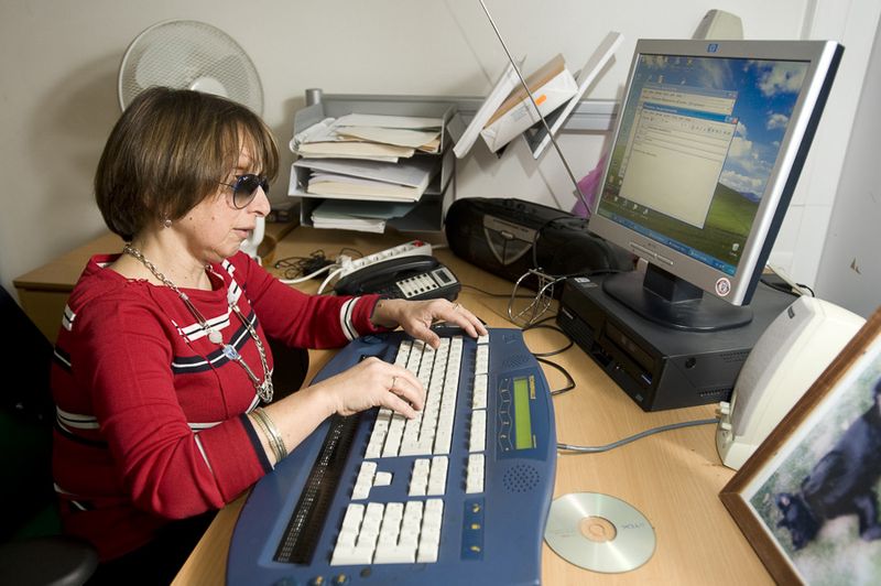 Travailleuse handicapée (Sophie Robichon / Ville de Paris)