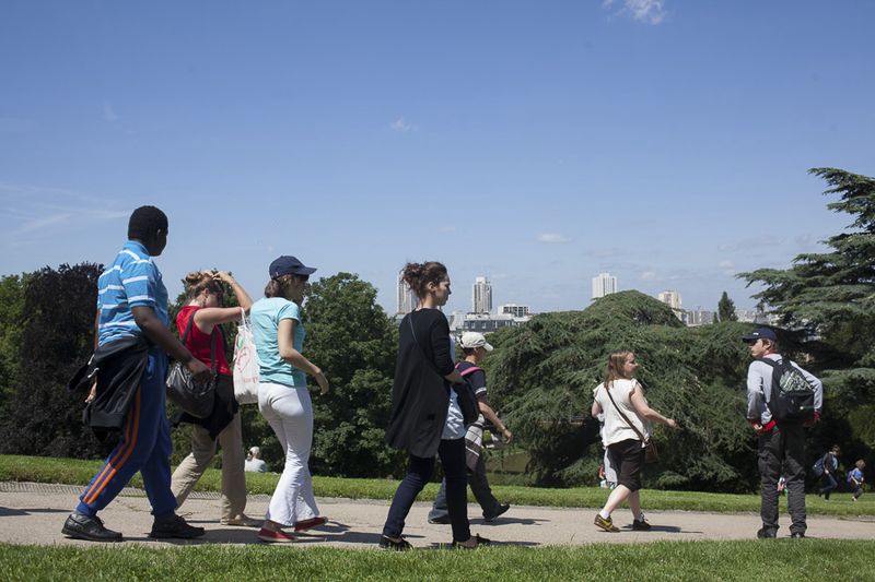 institut Médico Educatif IME sortie Parc des Buttes-Chaumont (Jean-Baptiste Gurliat / Ville de Paris)