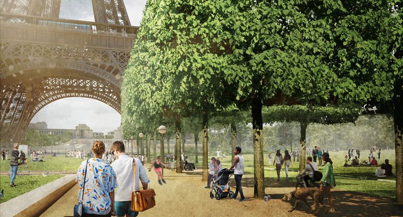Site Tour Eiffel Champ de mars (© GP+B)