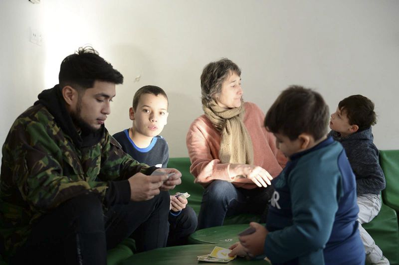 Enfants dans un centre de loisir à parité dans le 9e (Laurent Bourgogne / Ville de Paris)