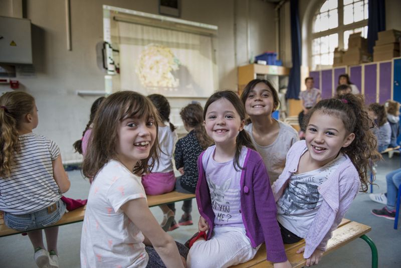 Photo N° 19 : Quand l'art contemporain s'invite dans les écoles. (François Grunberg / Ville de Paris)
