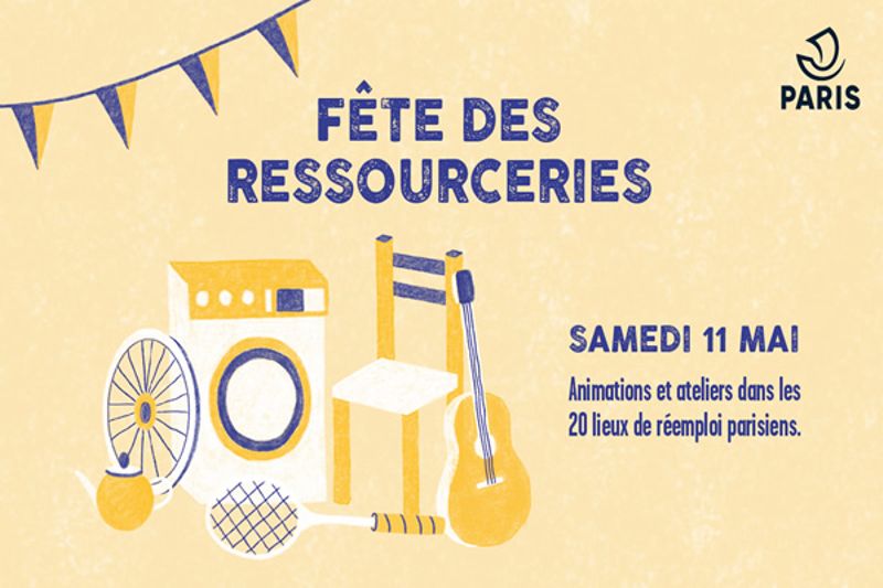 Visuel Fête des ressourceries (Ville de Paris)