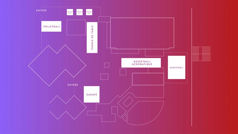 Plan de la journée Olympique 2019 / Olympiades (Ville de Paris)