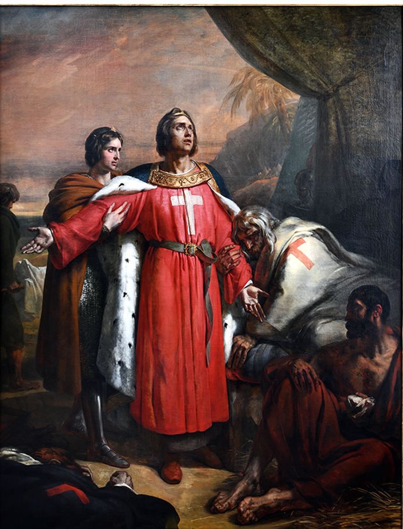 Ary Scheffer Saint Louis visitant les pestiférés, 1822