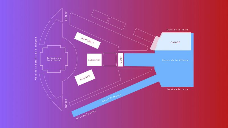 Plan de la journée Olympique 2019 / Stalingrad (Ville de Paris)