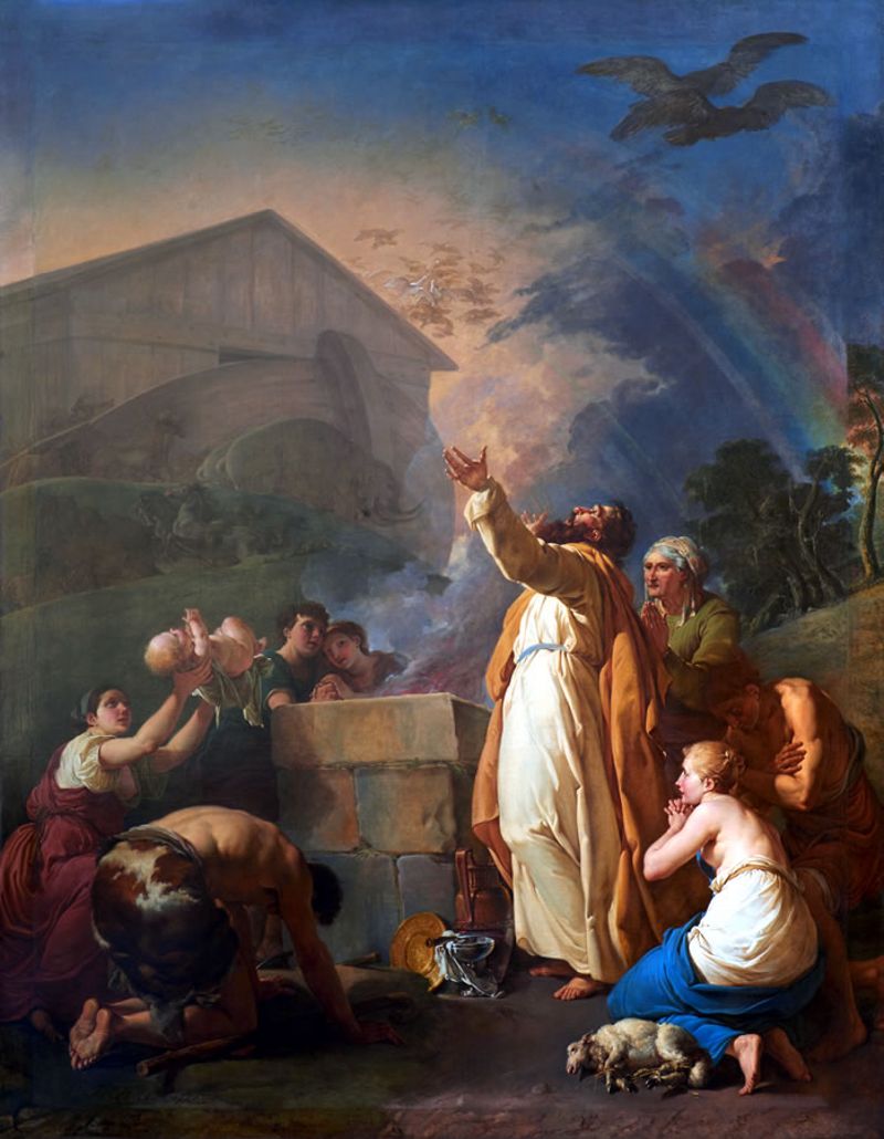 Hugues Taraval, Le sacrifice de Noé, 1783